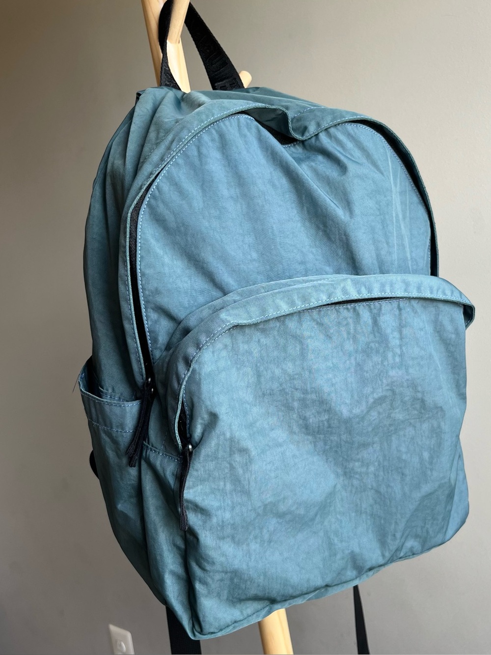 BAGGU Medium Sea Green Nylon Backpack